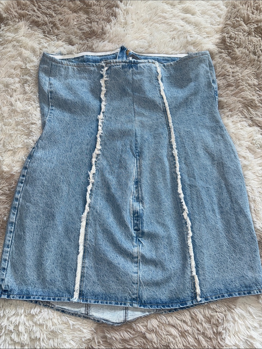 ASOS Denim Mini Dress - Picture 4 of 5
